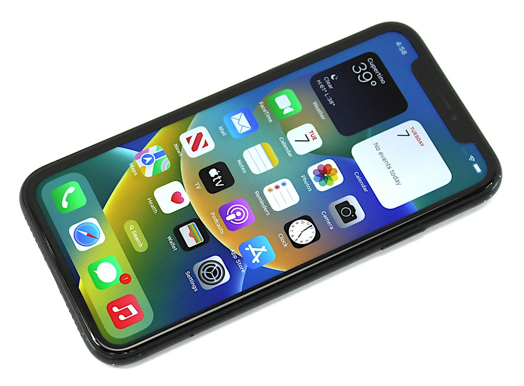 Apple iPhone XR Smartphone, 128GB, Network Unlocked, Black, A2105