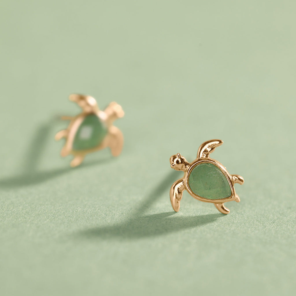 Low Tide Turtle Stud Earrings Set - Image 3