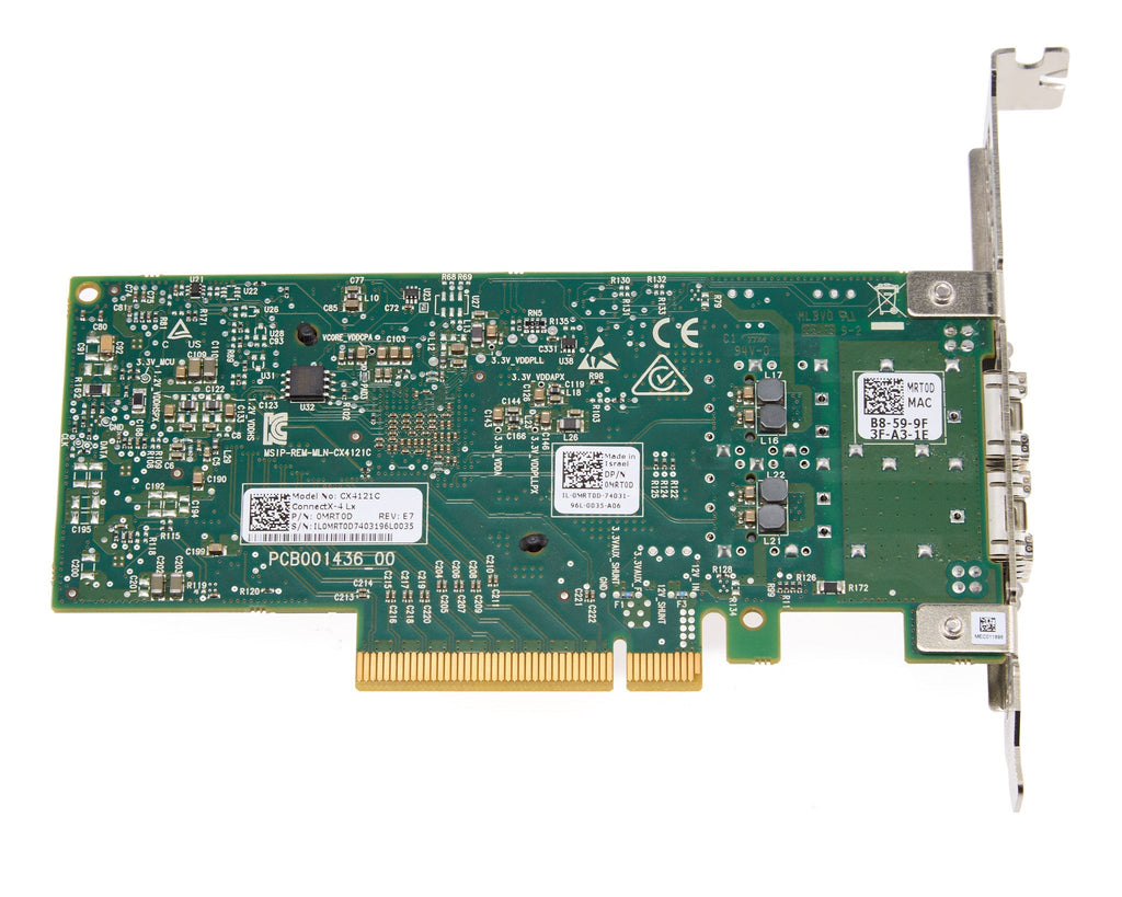 Dell Mellanox CX4121C ConnectX-4 Dual Port 25GB SFP28 Full Height