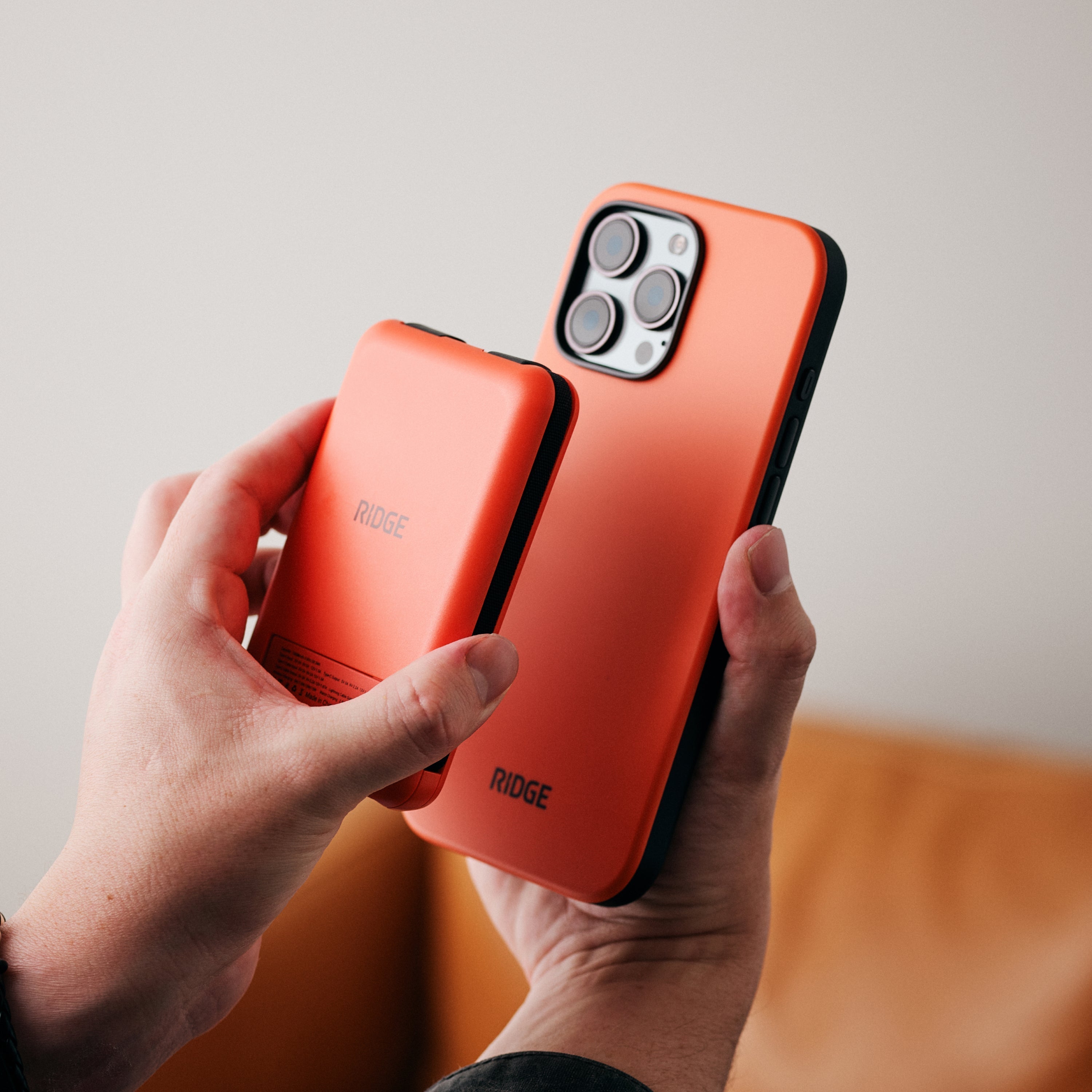 Everyday Charging Kit - iPhone 16 Pro Max - Basecamp Orange