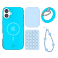 Neon Blue iPhone Bundle Set - Grip