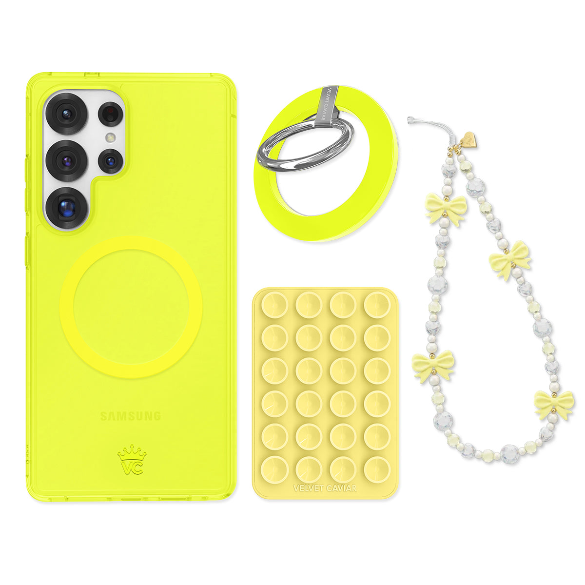 Neon Yellow Samsung Bundle Set