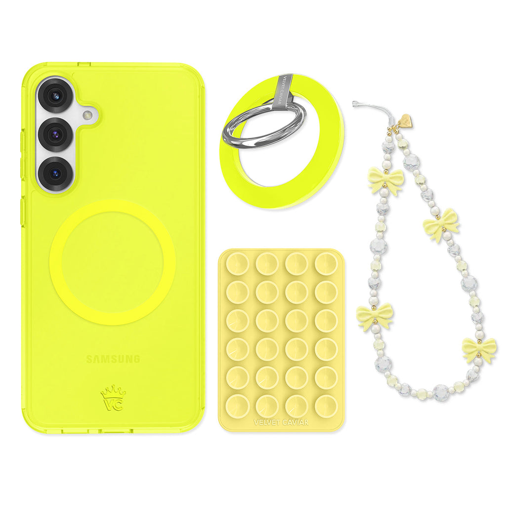Neon Yellow Samsung Bundle Set