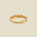 November CZ Birth Flower Eternity Ring