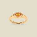 November Oval Birthstone Signet Ring