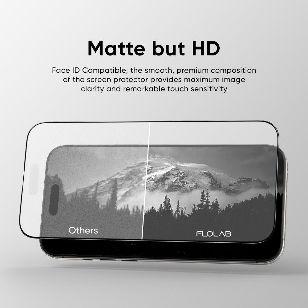 NanoArmour ONETIME MAX Matte Anti-Glare PolarSpectra – iPhone 16 Series