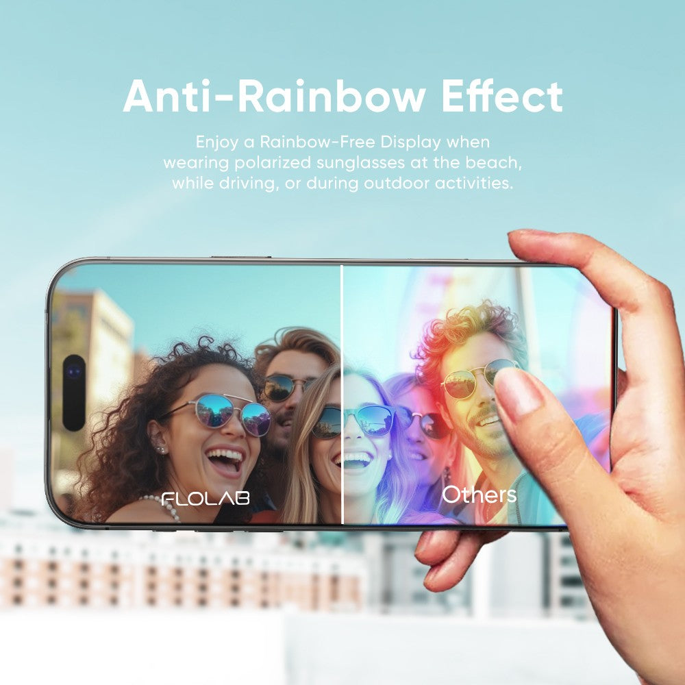 NanoArmour ONETIME PRO Anti Reflective PolarSpectra 3D Infinity Edge – iPhone 17 / 16 / 15 Series