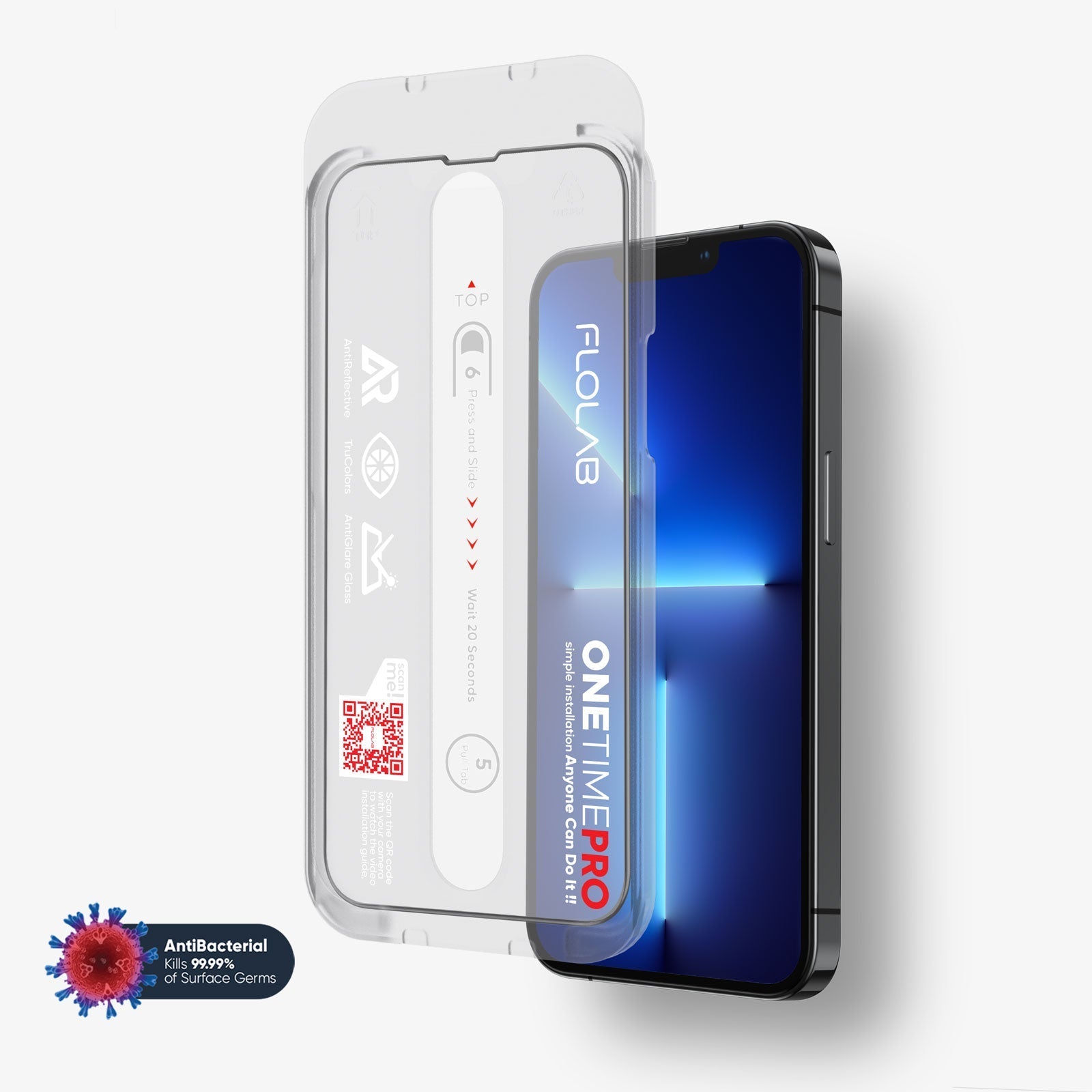 FLOLAB ONETIME PRO Matte Anti-Glare Infinity Edge Screen Protector – iPhone 15 Series