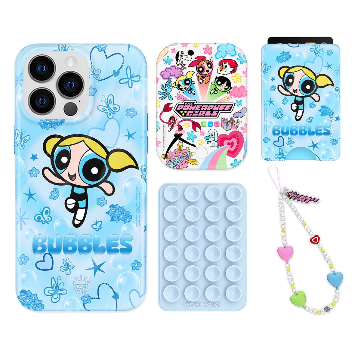 The Powerpuff Girls Bubbles iPhone Bundle Set - Wallet