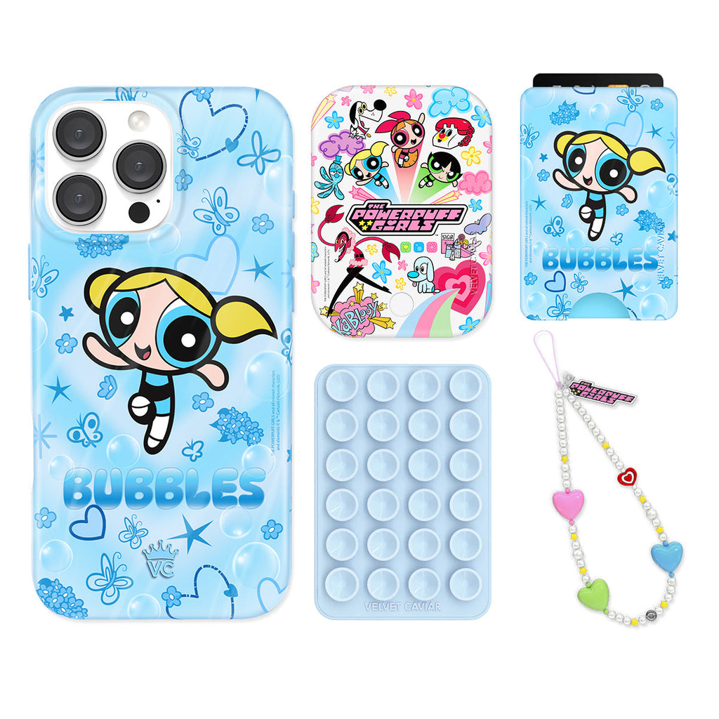 The Powerpuff Girls Bubbles iPhone Bundle Set - Wallet