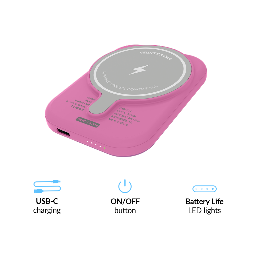 The Powerpuff Girls Airbrush Hearts MagSafe Battery Power Pack