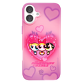 The Powerpuff Girls Airbrush Hearts iPhone Case