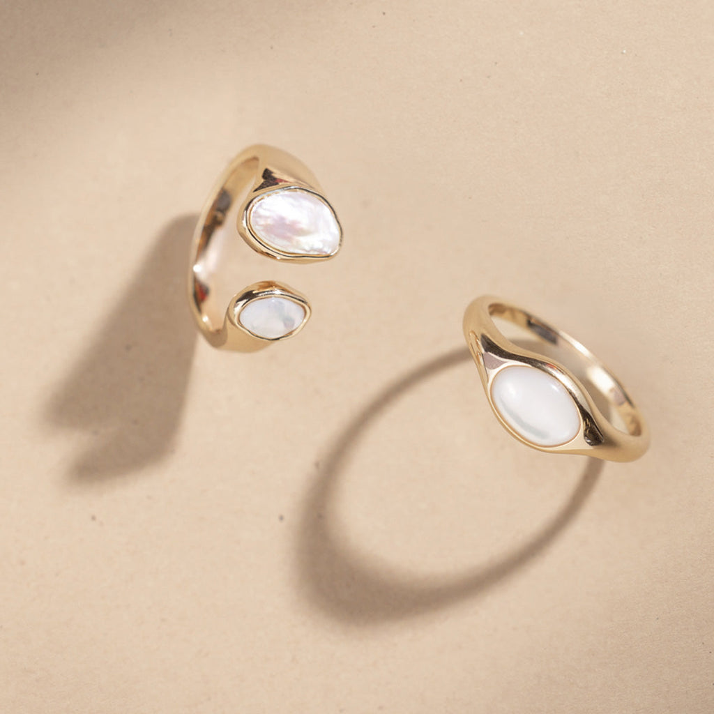 Baroque Pearl Statement Ring - Image 3