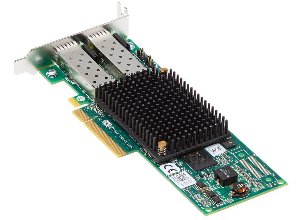 Dell Emulex LPE12002-E Dual Port 8GB Fiber Channel SFP+ HBA Low Profile