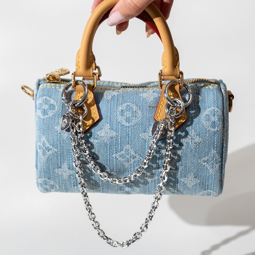 Large Silver Bag Chain