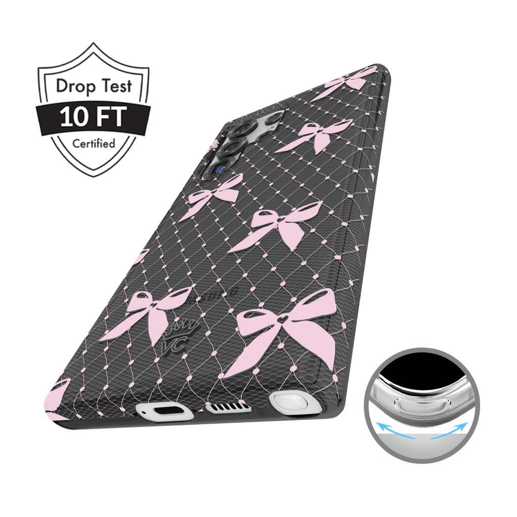 Lacy Pink Bows Samsung Case