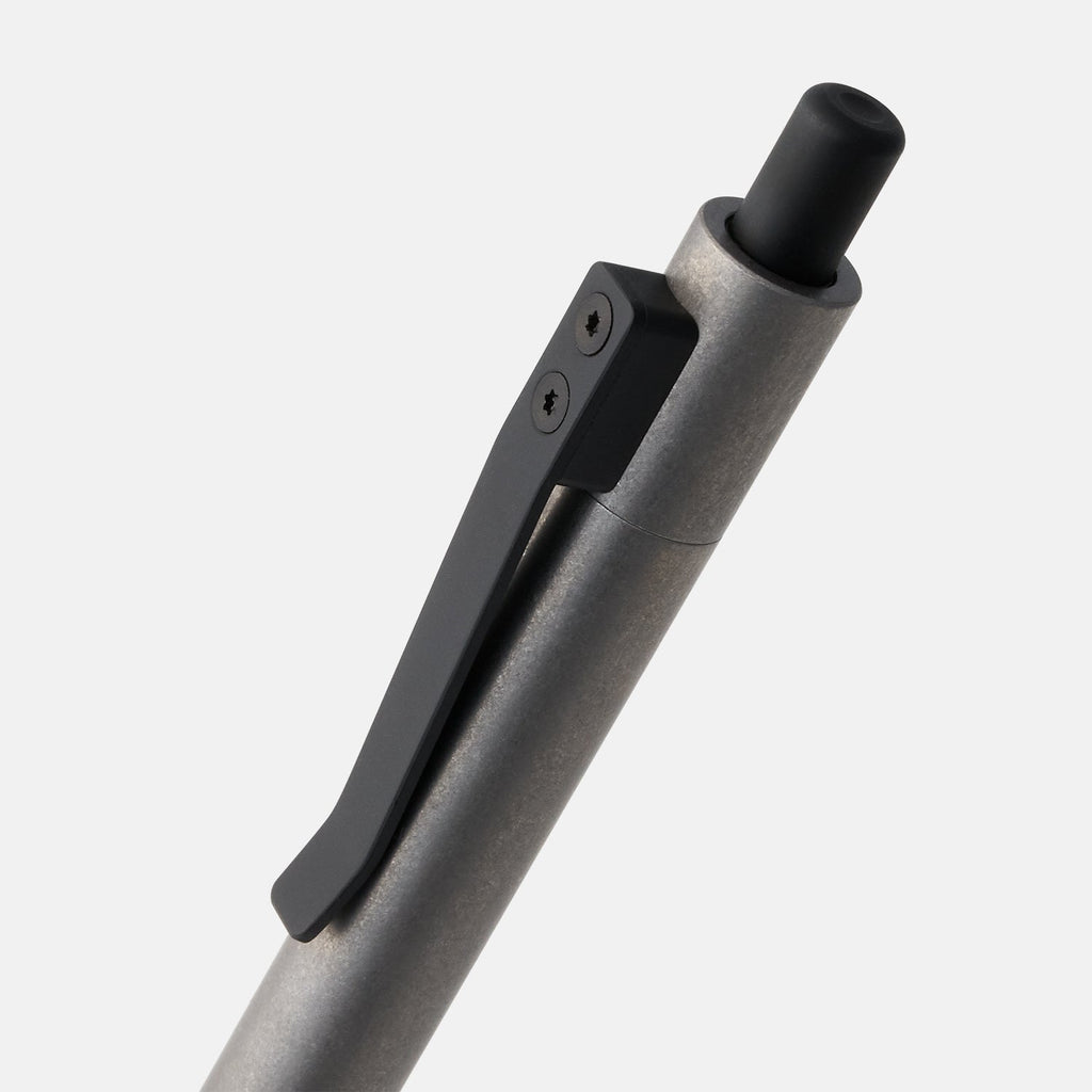 Ridge Click Pen - Stonewashed Titanium