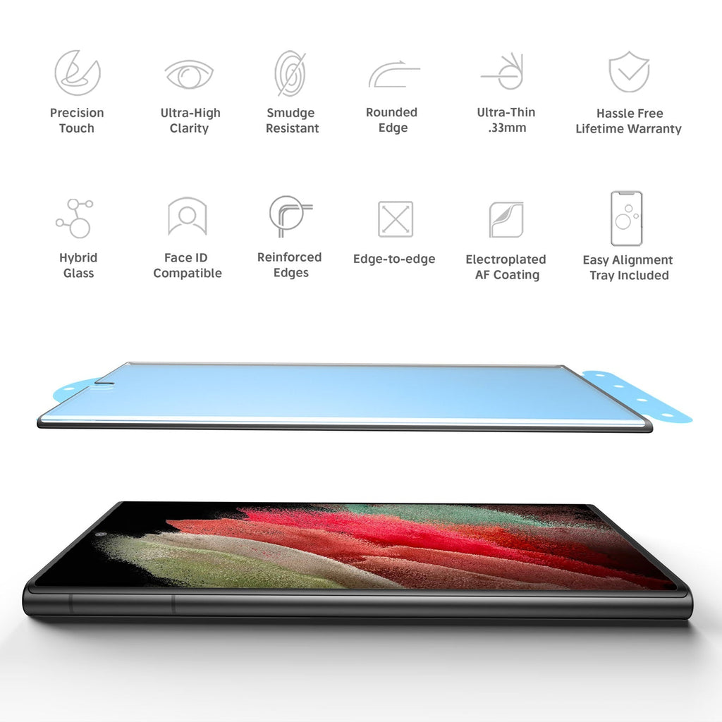 NanoArmour for Samsung Galaxy S21 Ultra Hybrid Screen Protector