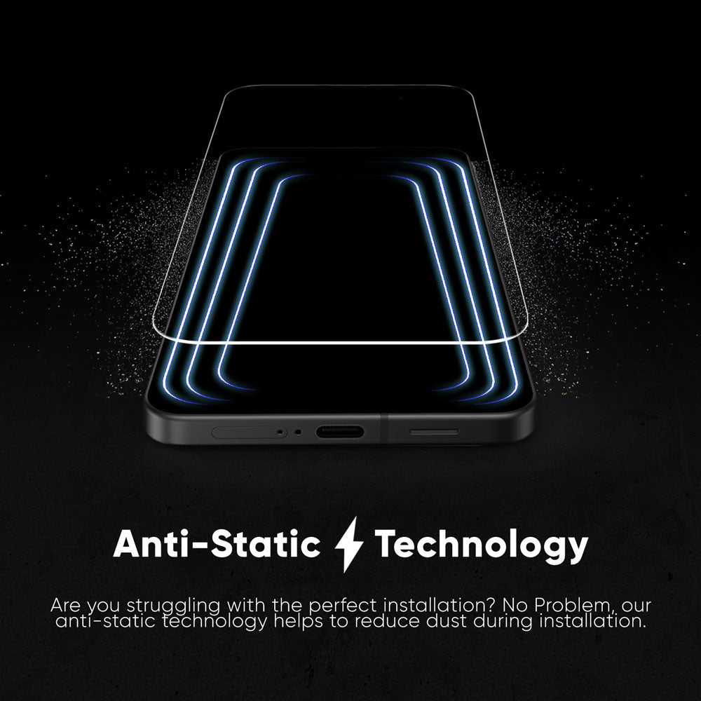 FLOLAB ONETIME NanoArmour 2-Pack Ultra Clear Screen Protector – Samsung Galaxy S25 Plus (Compatible with S24 Plus)
