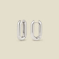 Sol Paperclip Hoop Earrings | Final Sale
