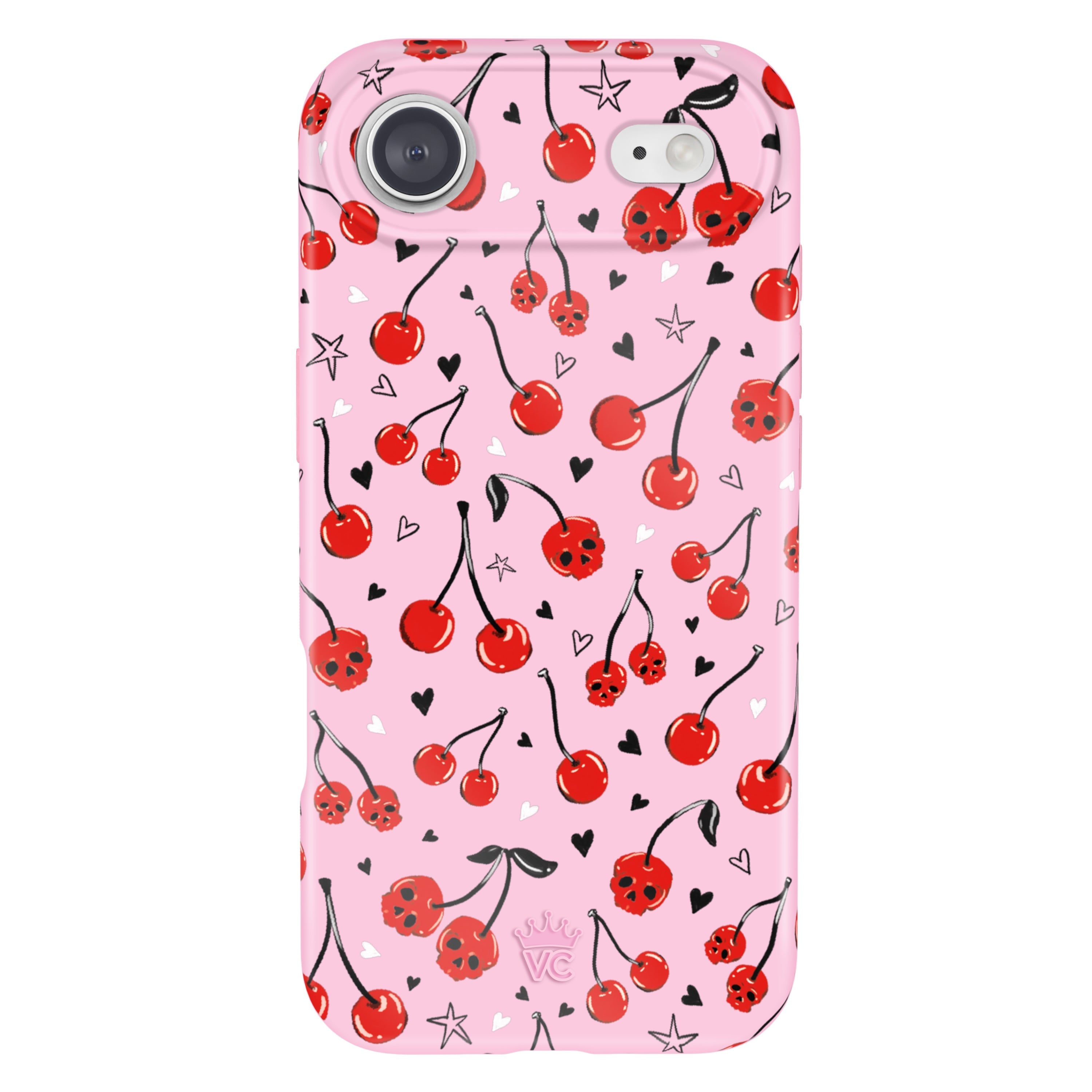 Sour Cherry Skulls iPhone Case