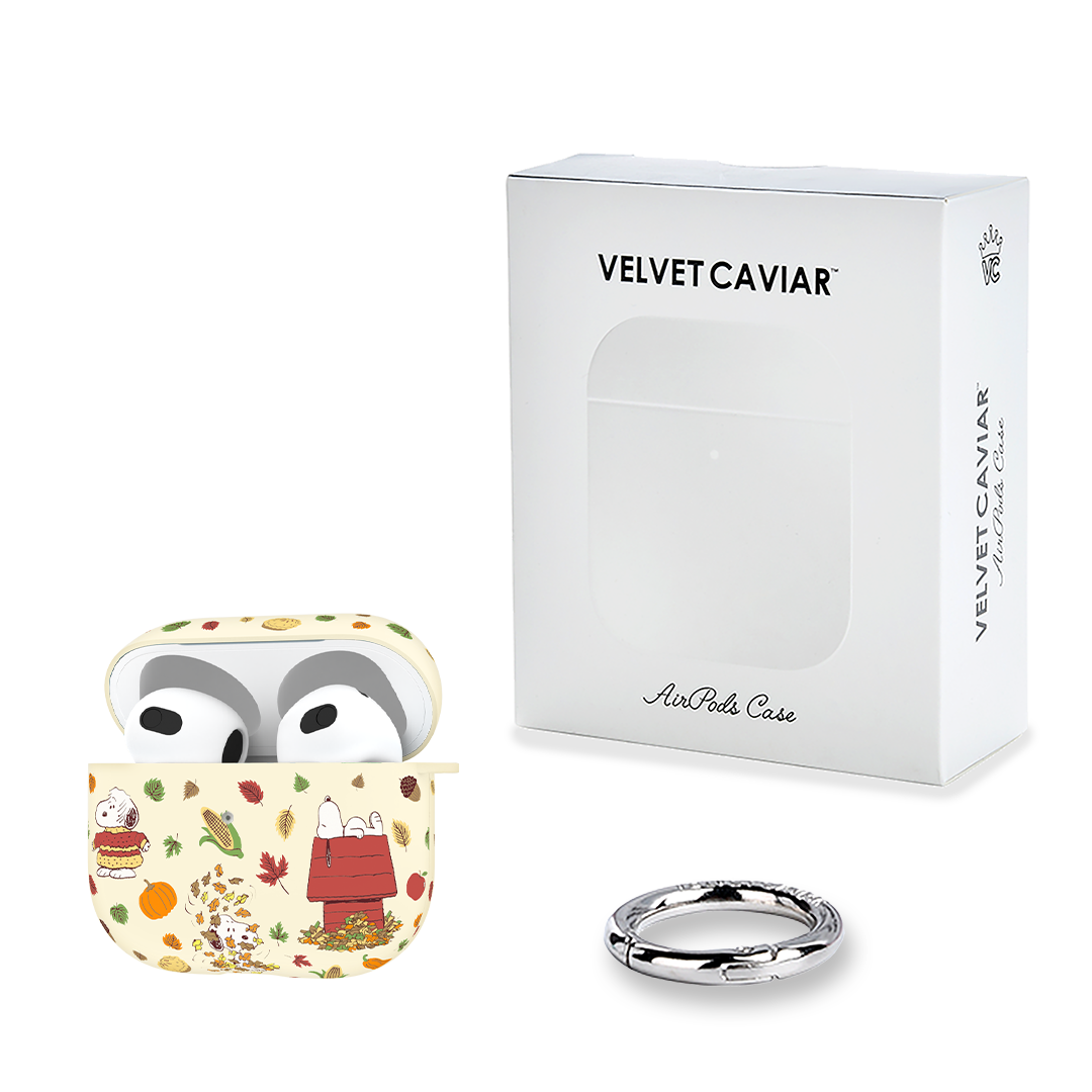Snoopy Autumn Leaves AirPod Case