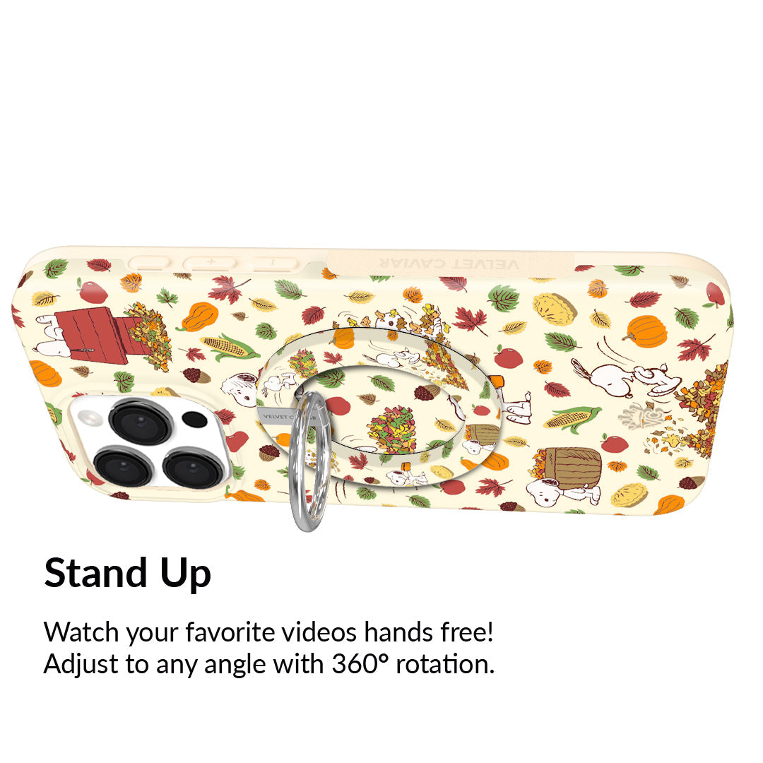 Snoopy Autumn Leaves MagSafe Grip Ring