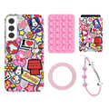 Snoopy Patchwork Glitter Galaxy Bundle Set - Wallet