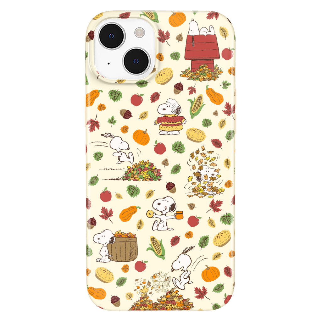Snoopy Autumn Leaves iPhone Case
