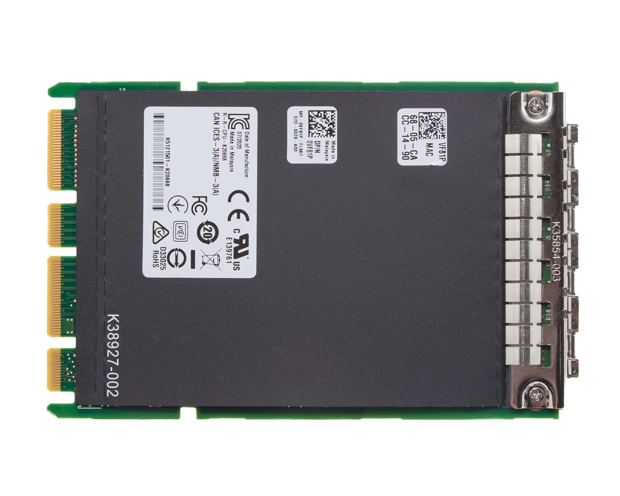 Dell Intel X710 Quad Port 10GB SFP+ OCP 3.0
