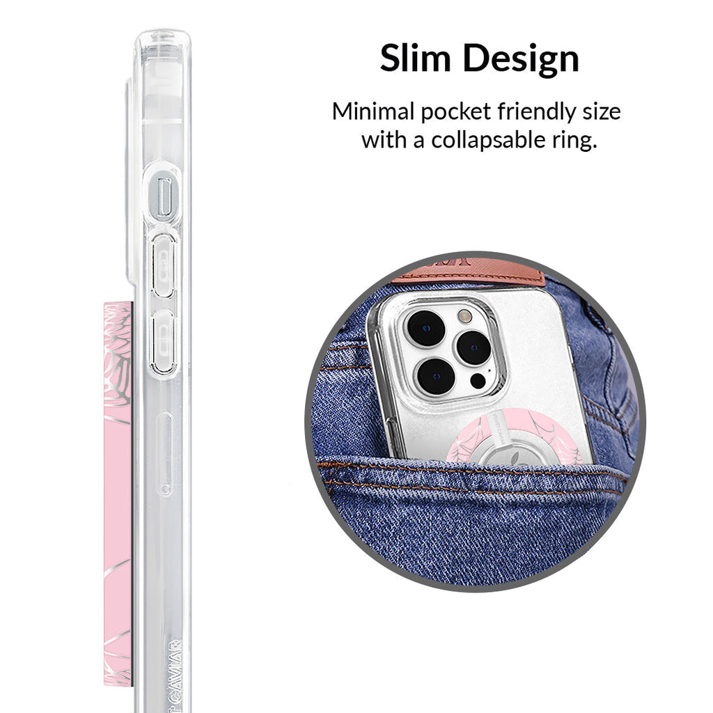 Widow’s Web Chrome MagSafe Grip Ring