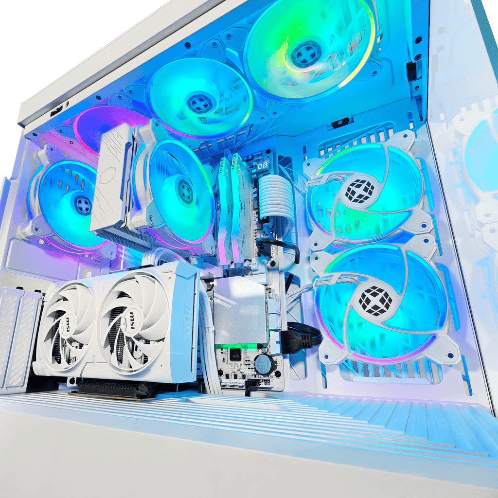 Y40 Snow White Ghost AMD Ready to Ship Gaming PC