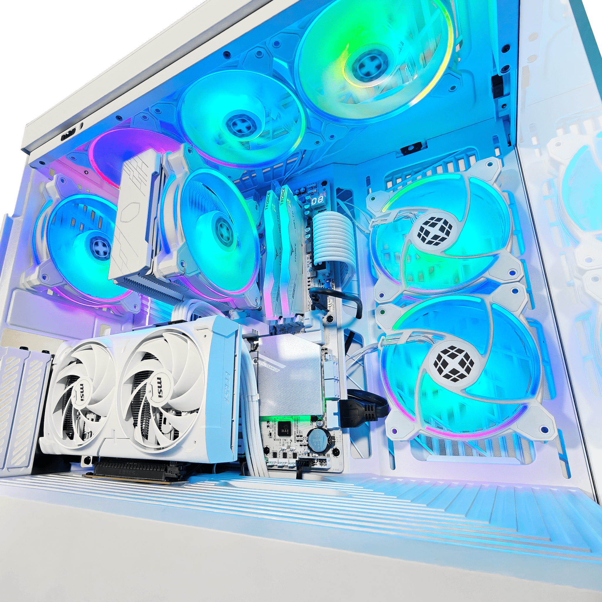 Y40 Snow White Ghost AMD Ready to Ship Gaming PC