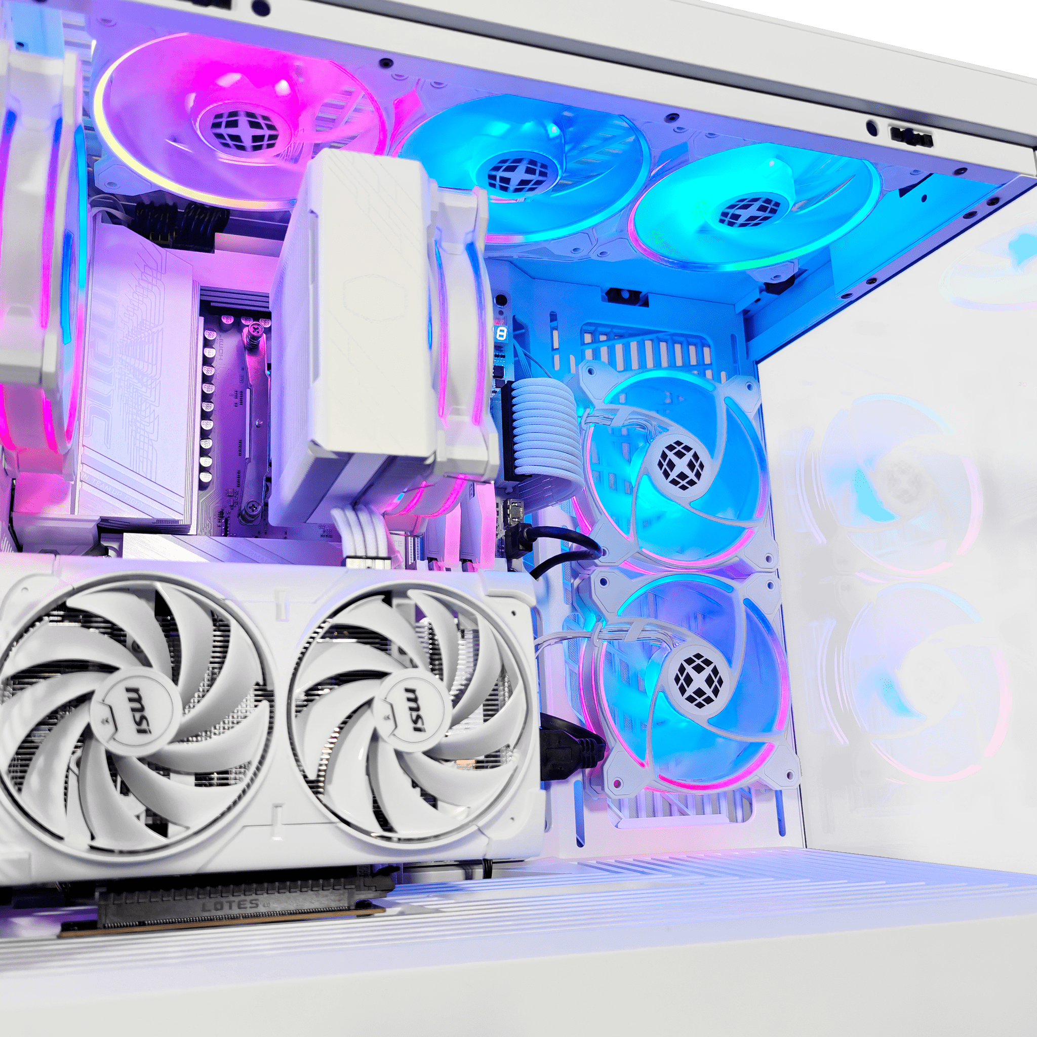Y40 Snow White Ghost AMD Ready to Ship Gaming PC
