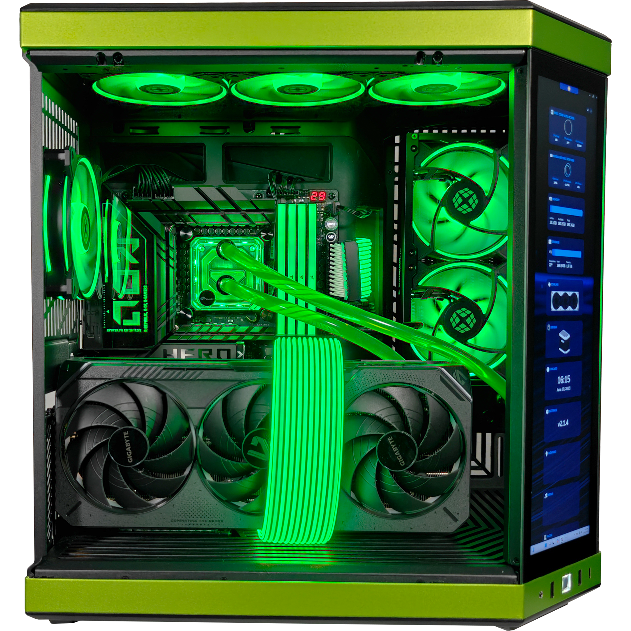 Y70 Mean Green Ready to Ship Gaming PC