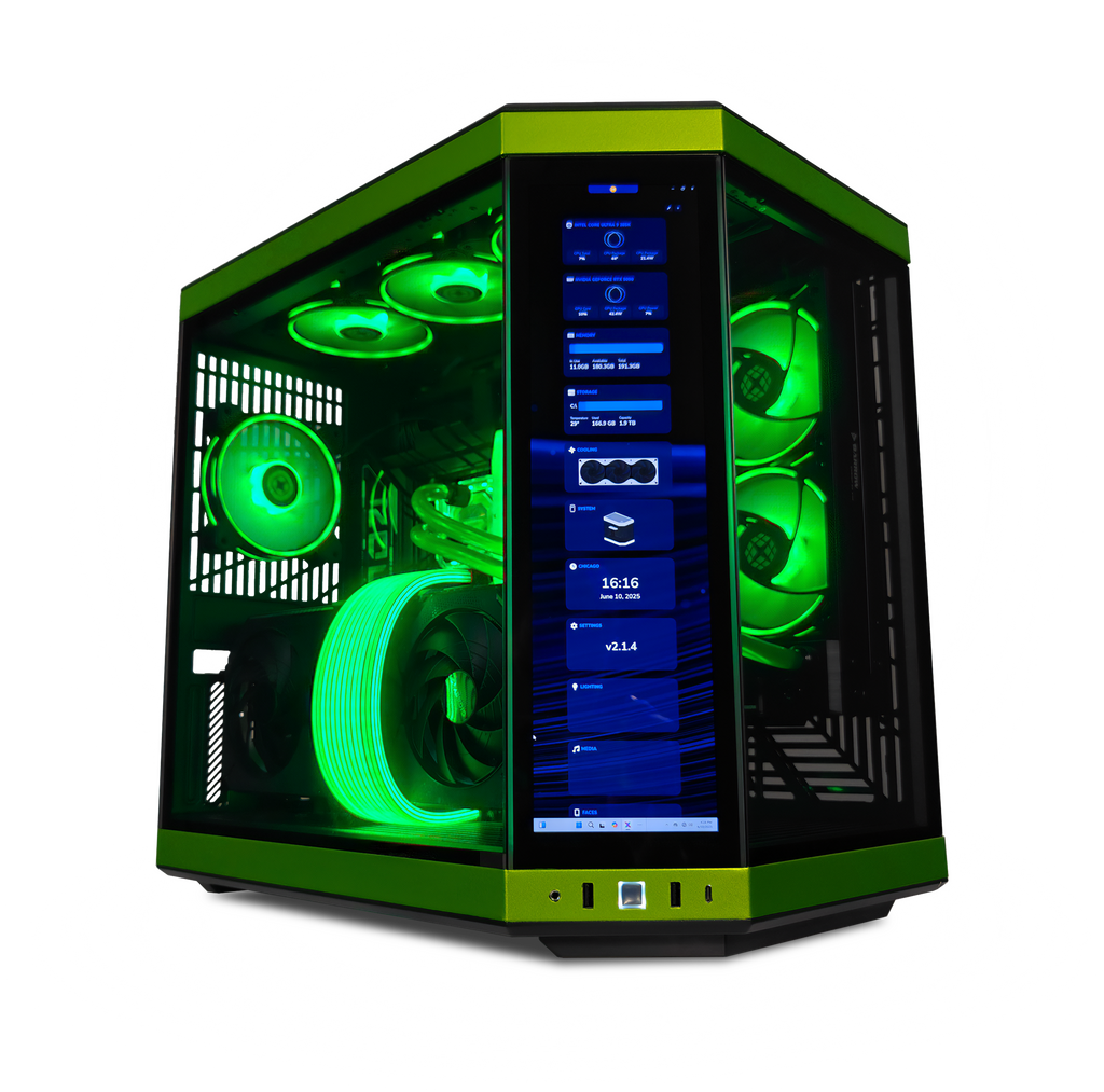 Y70 Mean Green Ready to Ship Gaming PC