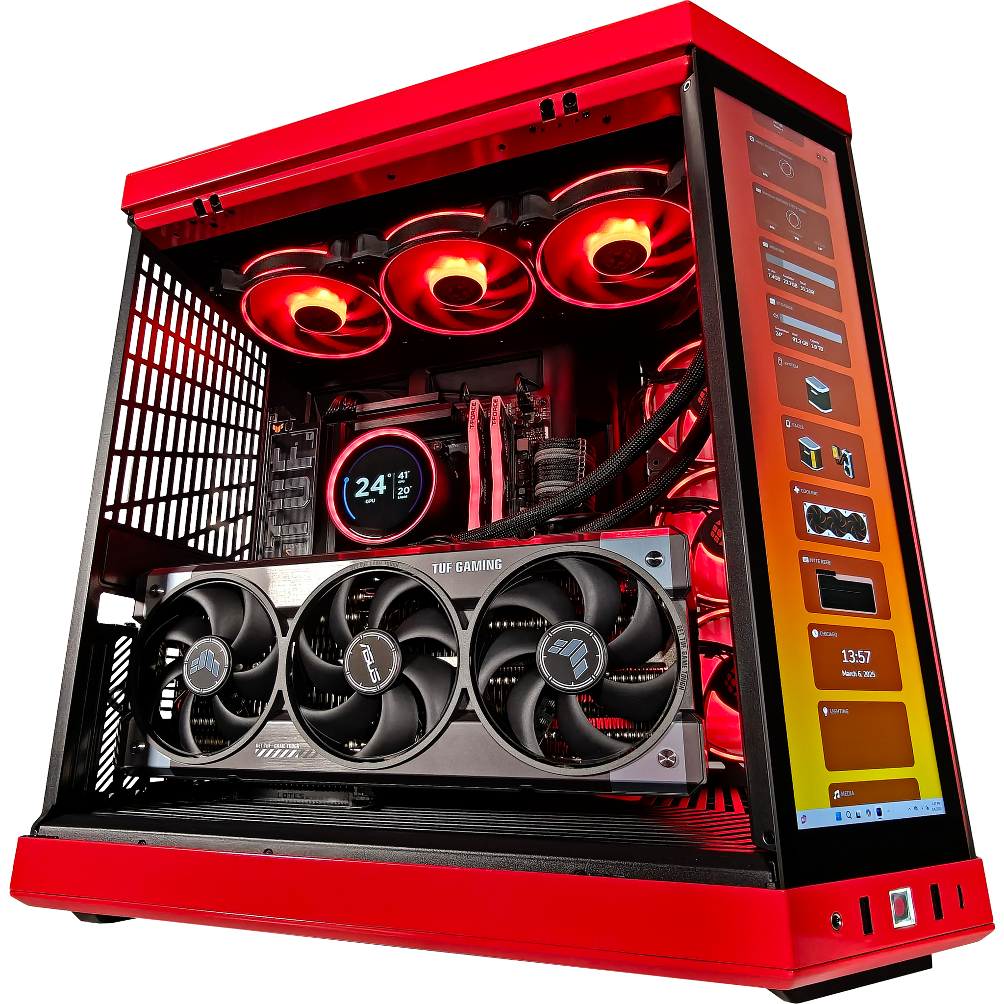 Y70 Red Eye Ultimate X3D Ready to Ship Gaming PC