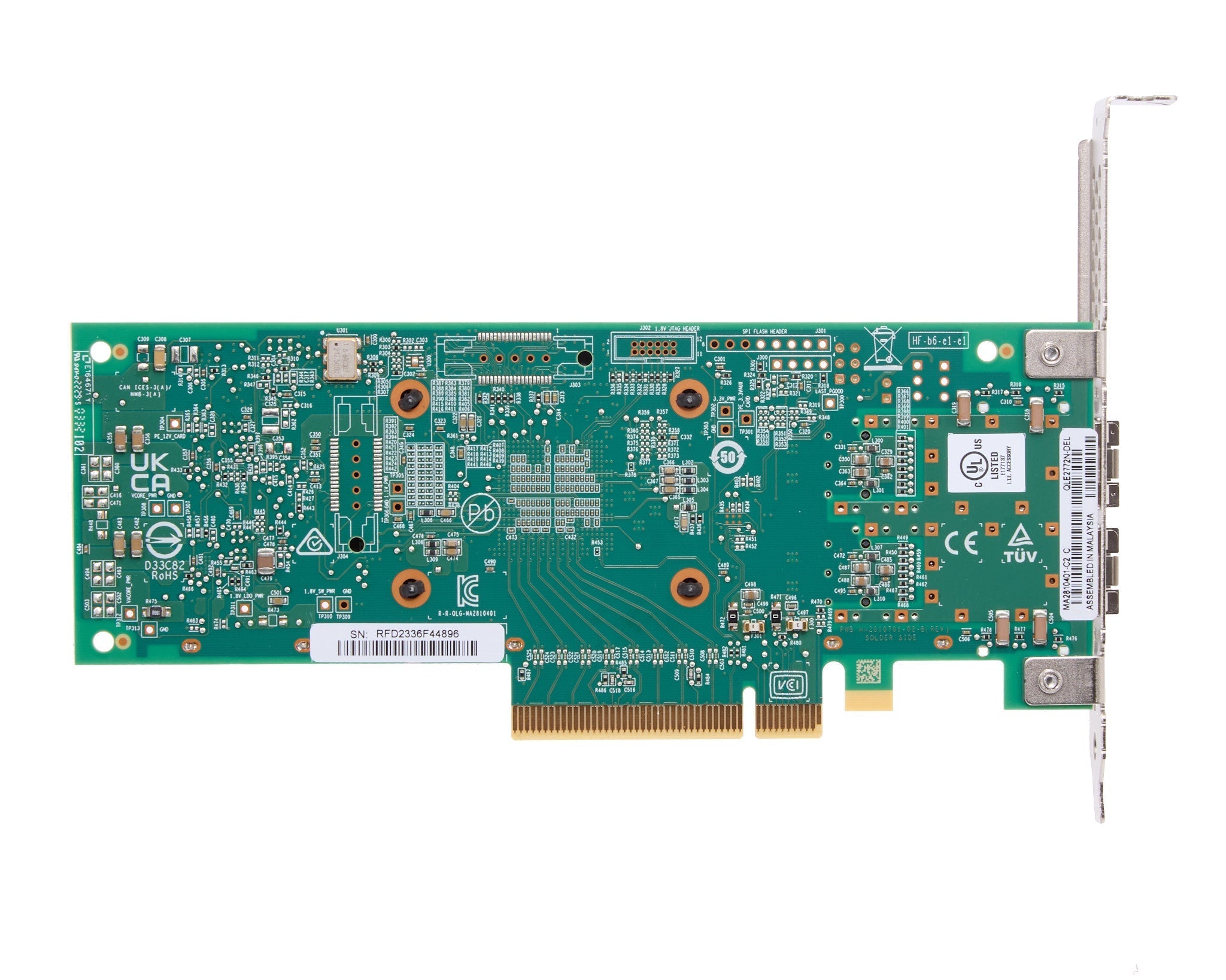Dell QLogic QLE2772 Dual Port 32Gb Fiber Chanel SFP+ HBA Full Height