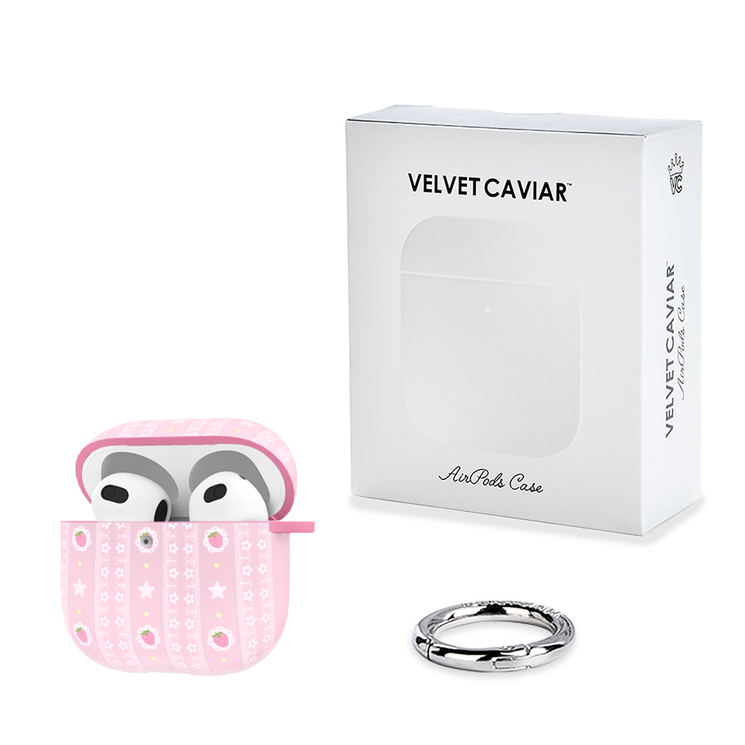 Strawberry Macaron AirPod Case