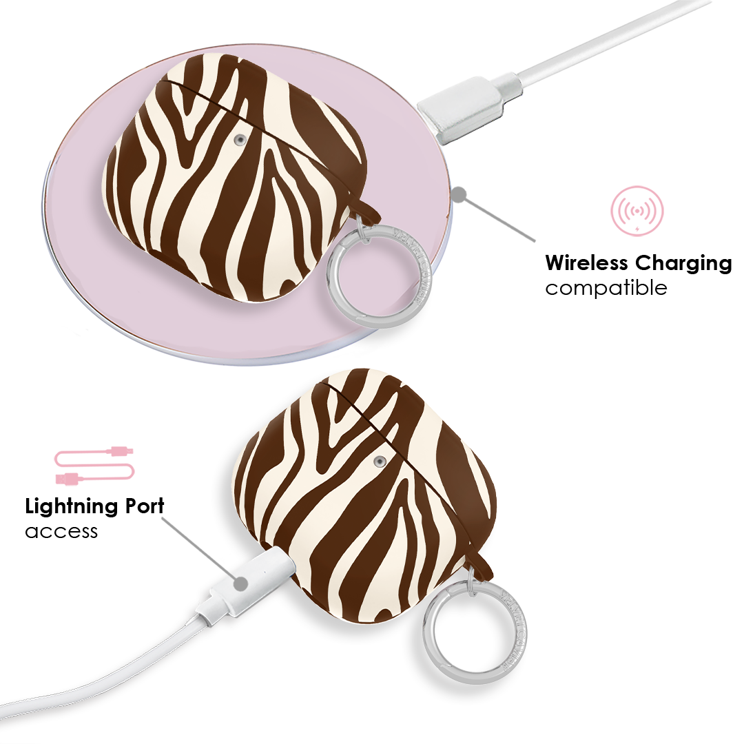 Coco Zebra AirPod Case