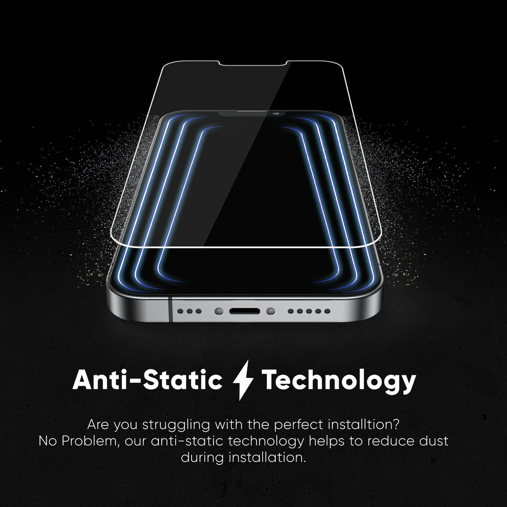 NanoArmour for iPhone 13 mini Screen Protector Anti-Dust Edge-to-Edge