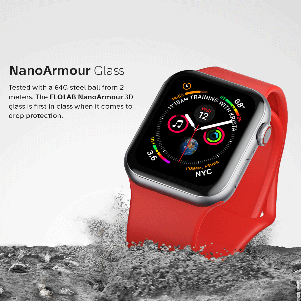 NanoArmour for Apple Watch Screen Protector Series 3