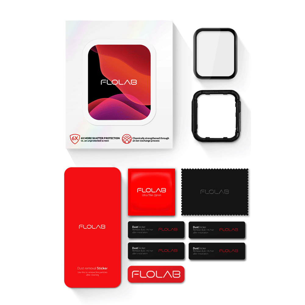 Hybrid Glass NanoArmour for Apple Watch Series 7 Screen Protector