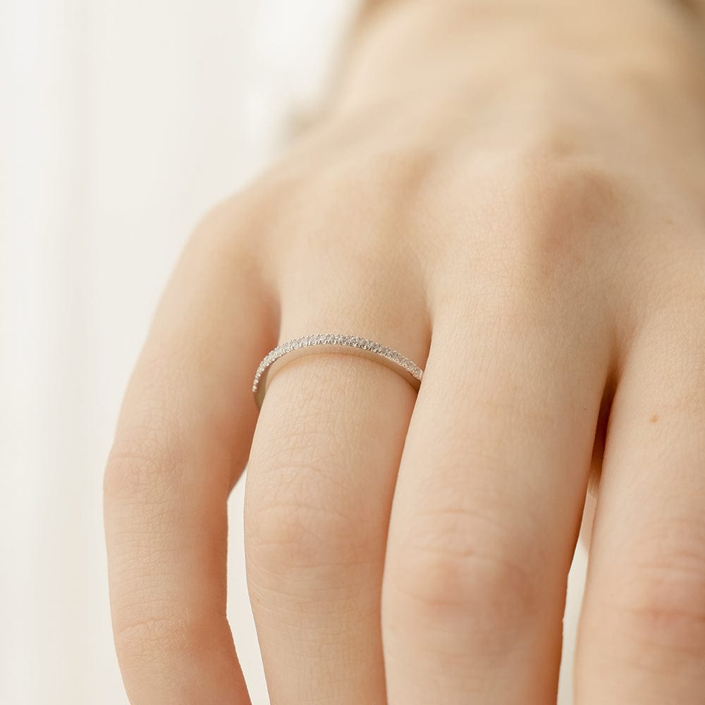 April Birthstone Stacking Ring - Image 6