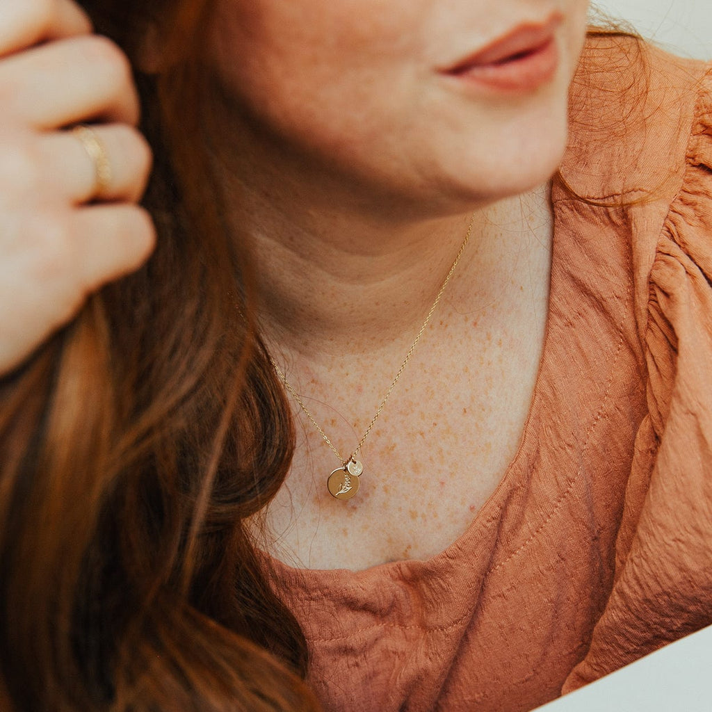 Big & Little Blooms Disc Necklace - Image 8