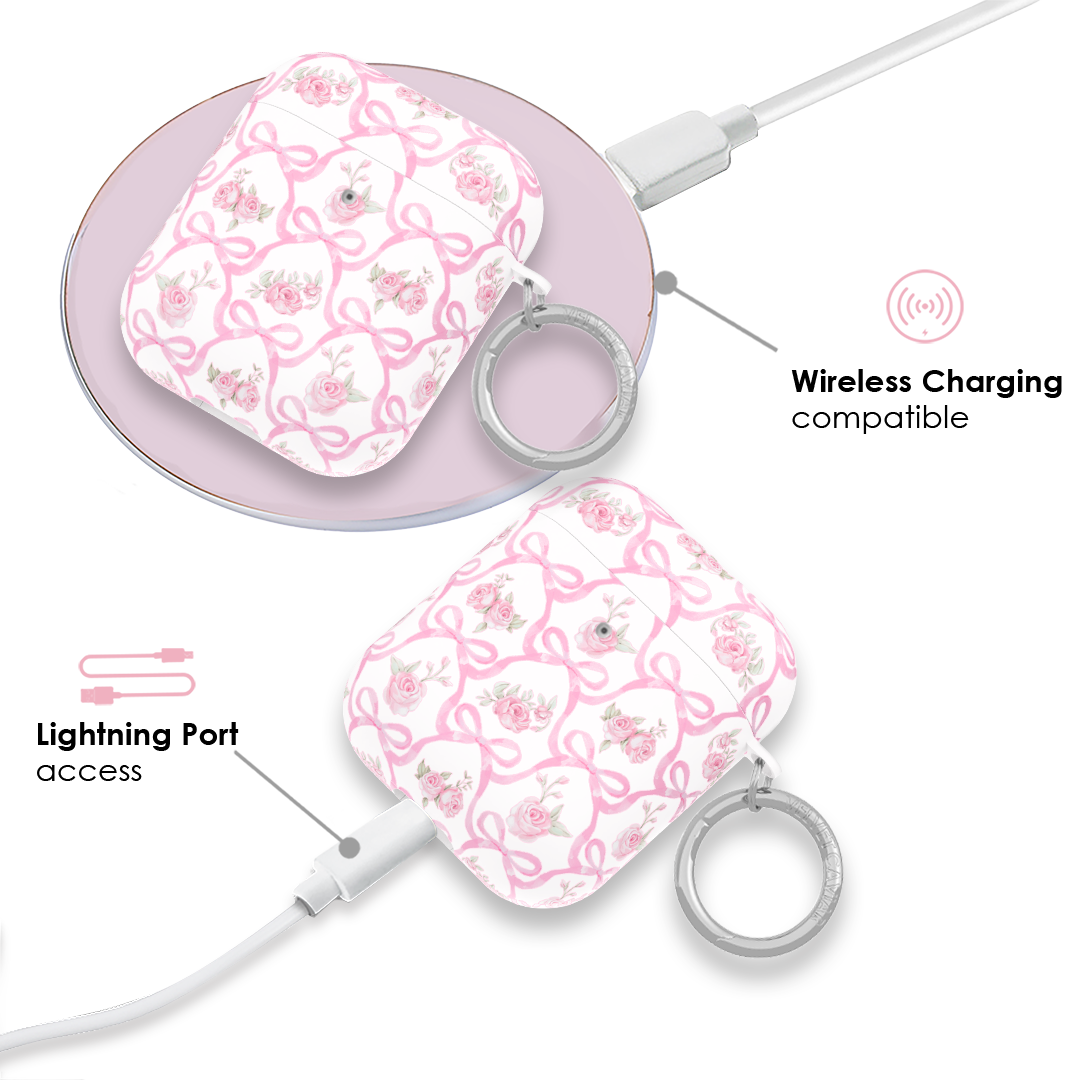 Lovely Pink Bows AirPod Case