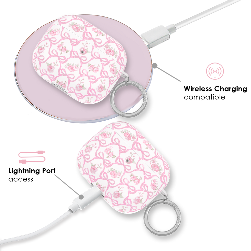 Lovely Pink Bows AirPod Case