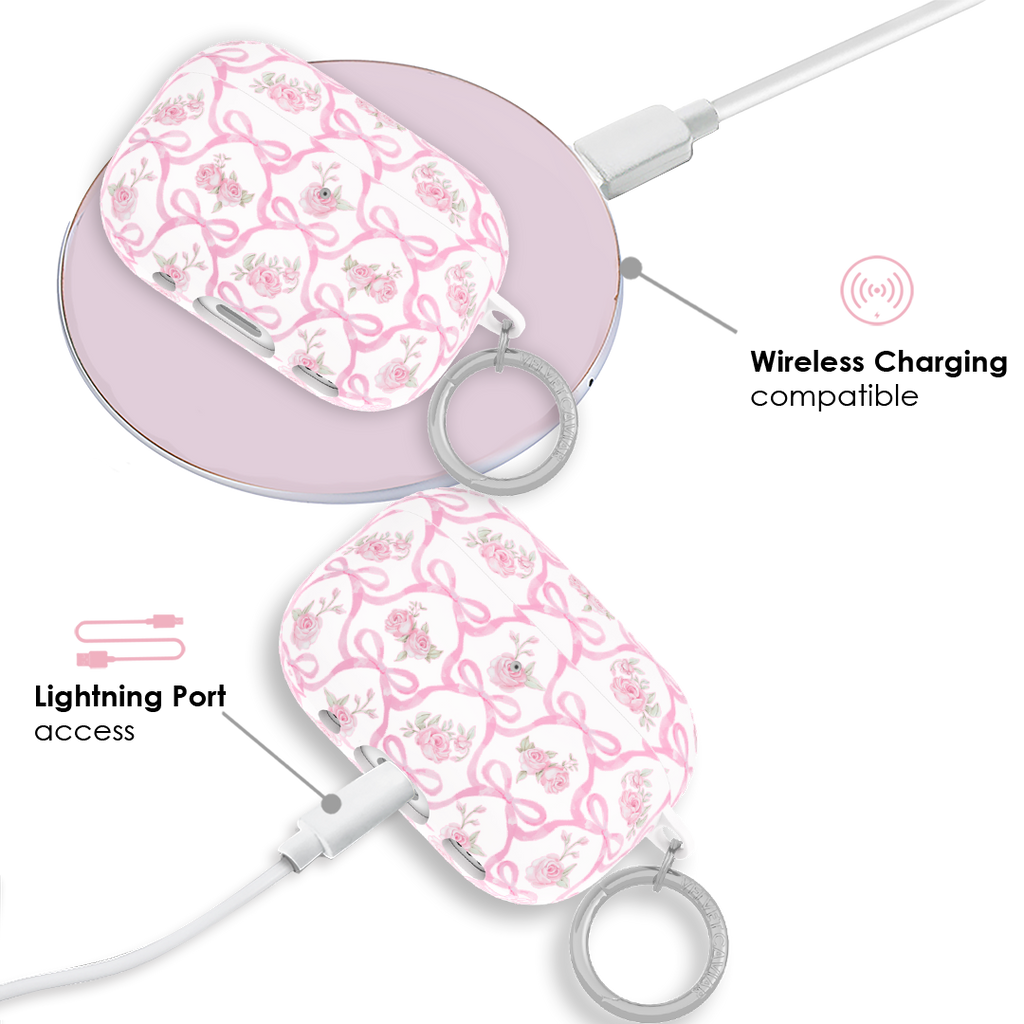 Lovely Pink Bows AirPod Case