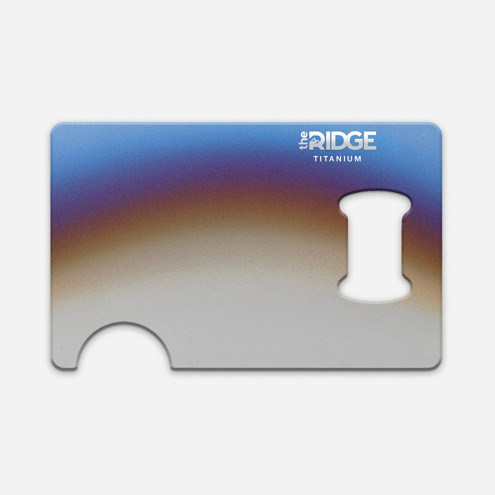 Ridge Bottle Opener - Burnt Titanium Bottle Opener