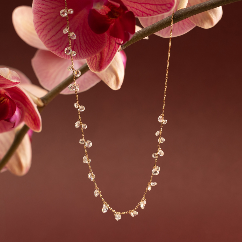 Dew Drop Floating Necklace - Image 3